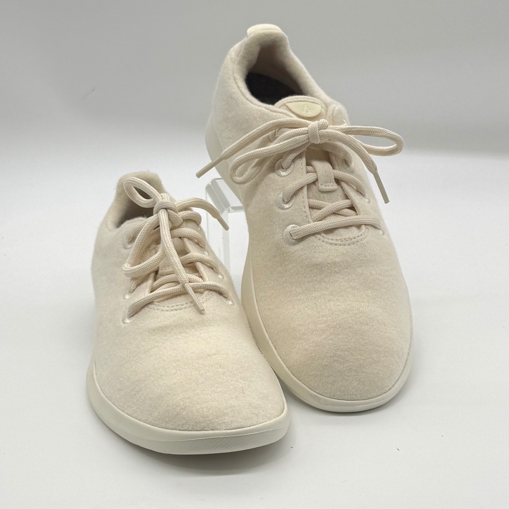 Allbirds Wool Runners Women Size 10 Cream White Merino Wool Sneakers Comfort